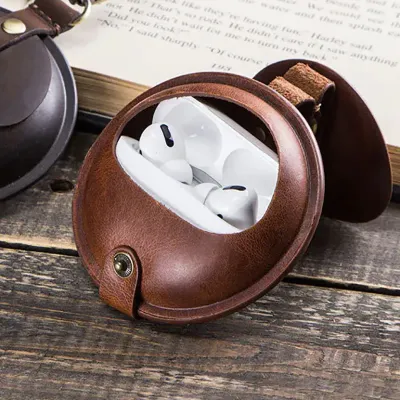 GENUINE LEATHER AIRPOD CASE 1042Br